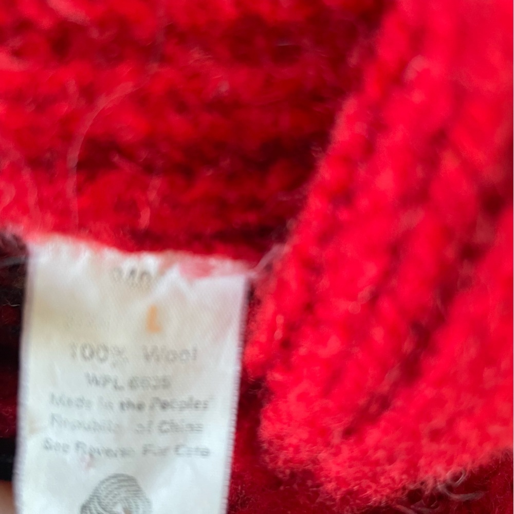 Abercrombie and Fitch Pullover Warm‎ Wool Sweater Size L/M Cabin Ski Cozy - Picture 7 of 11